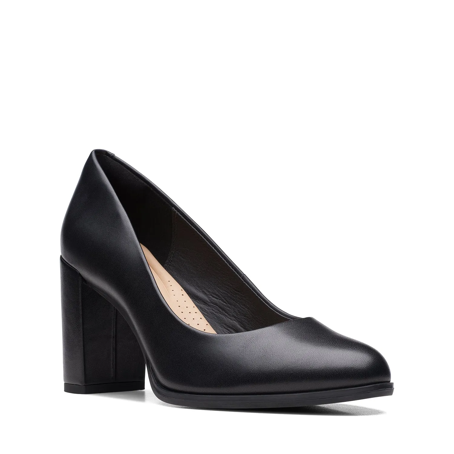 Womens - Freva 85 Court Black Leather